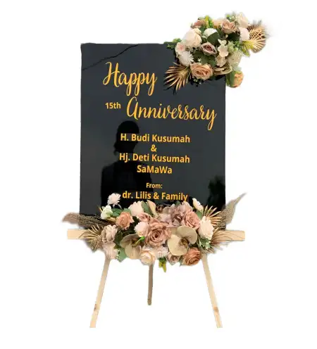 Papan Bunga Akrilik Bonti